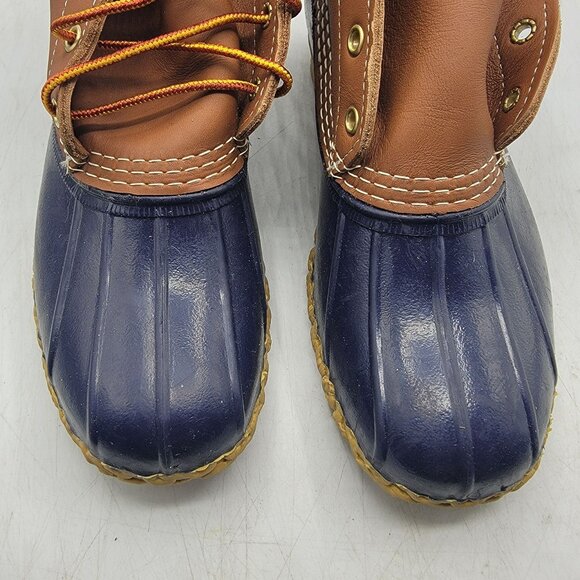 LL Bean Womens 9 Brown Boots Made In The USA Outdoors Rain Casual Workwear - Picture 7 of 10